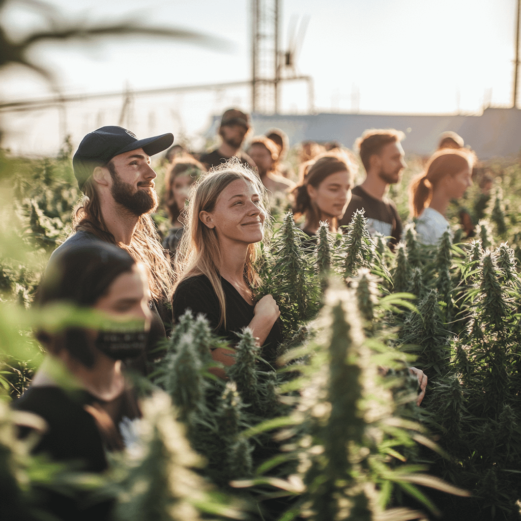 Pionier-Stimmung: Erste legale Ernte aus Cannabisclub in Deutschland
